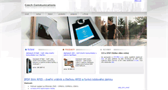Desktop Screenshot of ccomm.cz